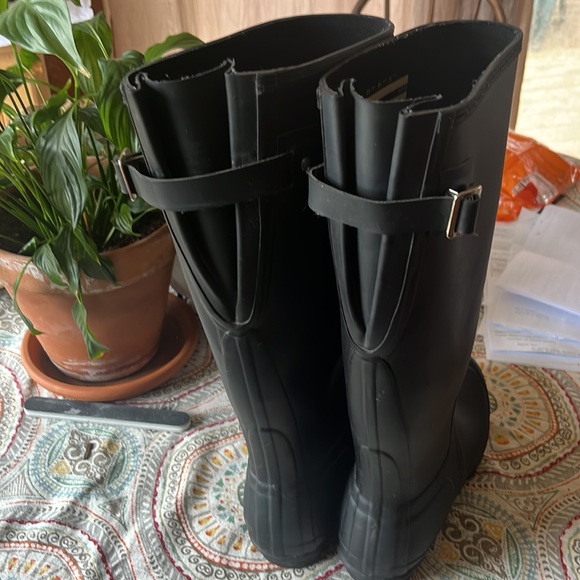 ☔️ Hunter boots Tall black with adjustable calf 🌷 - Picture 4 of 5